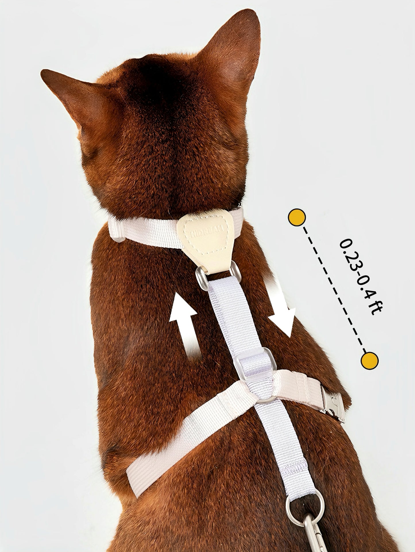 Adjustable cat leash