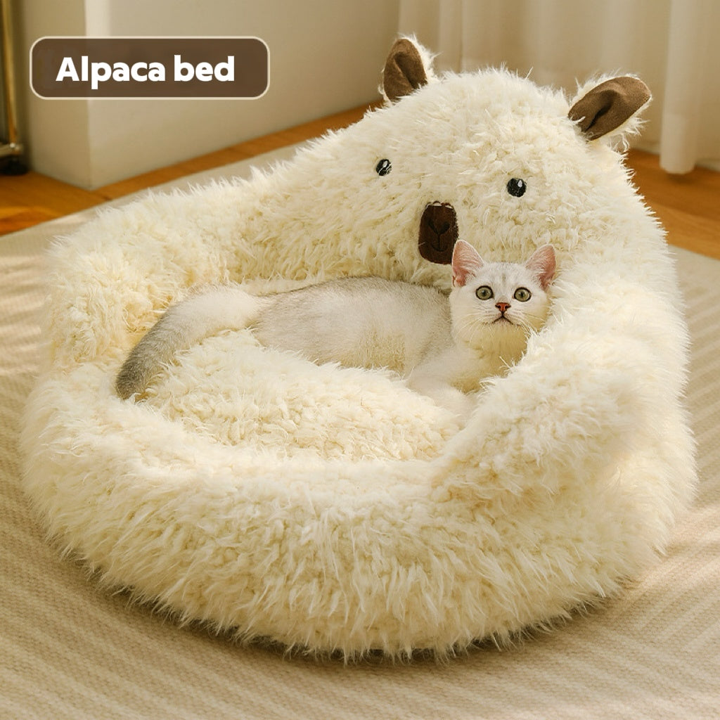 comfy warm cat bed