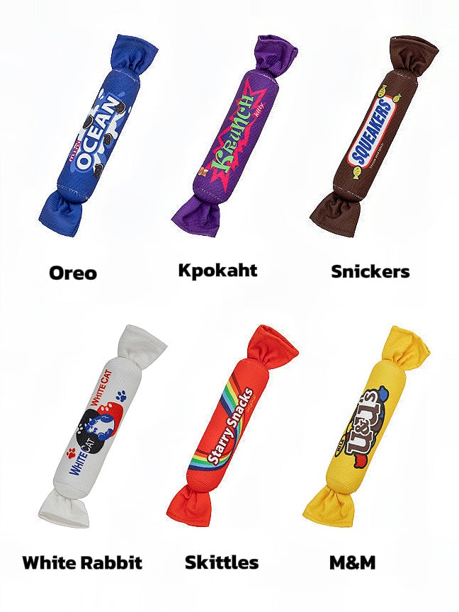 set of 6 candy-inspired designs