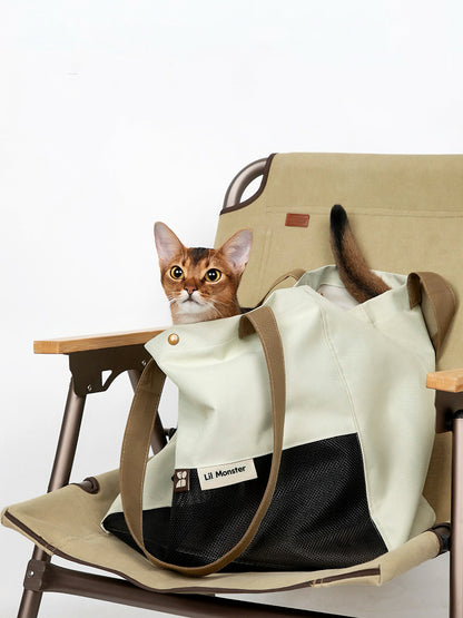 soft sided cat carrier with mesh