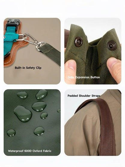 waterproof cat carrier with adjustable side snaps